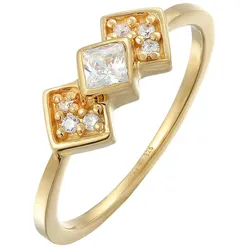 Elli Zirkonia Vintage Elegant 925 Silber Ringe   Damen