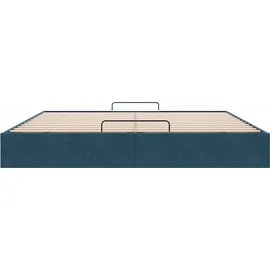 vidaXL Ottoman-Bett 160 x 200 cm Dunkelblau