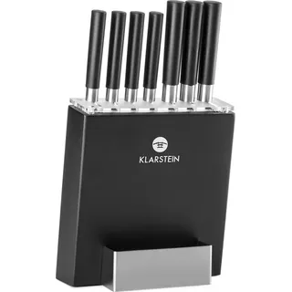 Klarstein Kitano Messerblock 8-tlg. Schwarz