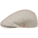 Mayser Jasper Stripes Leinencap Schirmmütze Schiebermütze Herren - Made in The EU mit Schirm, Futter Sommer Frühling-Sommer - 59 cm beige - 59