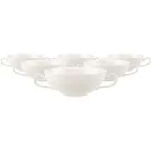 Villeroy & Boch Royal Suppen-Obertassen 6-tlg. weiß
