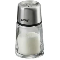 Salz-/ Pfefferstreuer   BRUNCH , transparent/klar , Glas , Edelstahl , Maße (cm): H: 7,8  Ø: 3.6