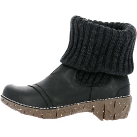 El Naturalista Damen Ankle Boots Yggdrasil, Frauen Stiefeletten,Wechselfußbett,uebergangsstiefel,flach,Stiefel,Bootee,Black,38 EU / 5 UK