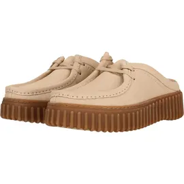 CLARKS Torhill Mule Oxford, Ecru Suede, 41 EU - 41 EU