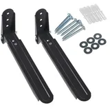 Maclean Brackets Mikrowellen-Wandhalterung MC-776 schwarz