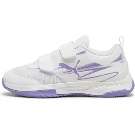 Puma Varion II Hallenschuhe mit Klettverschluss Kinder 04 white/lavender alert 32
