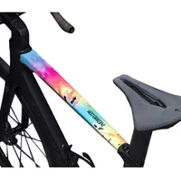DYEDBRO Tie Dye Rahmenschutzaufkleber - Multicolour - One Size