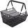 CON-TEC Hinterradkorb Mocca Multi schwarz