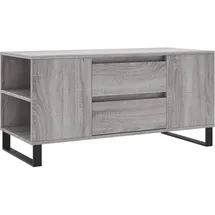 furnicato Couchtisch Grau Holzwerkstoff 102 x 44,5 x 50 cm