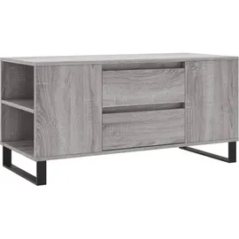 furnicato Couchtisch Grau Holzwerkstoff 102 x 44,5 x 50 cm
