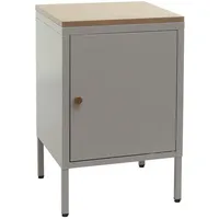 MCW Nachttisch MCW-L84, Nachtschrank Kommode Beistelltisch Schrank, Metall 63x40x40cm,