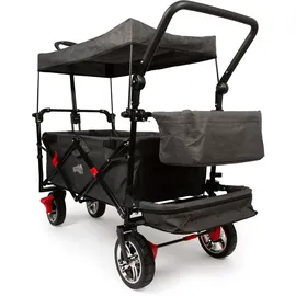 Small Foot Company Bollerwagen mit Dach silber