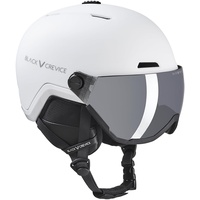 Black Crevice Skihelm Davos mit Visier, weiß, L (59-61 cm)