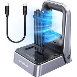 GRAUGEAR Docking Station 4.0 für M.2 NVMe/NGFF SSD USB 3.2 Gen 2x2 10 Gbit/s