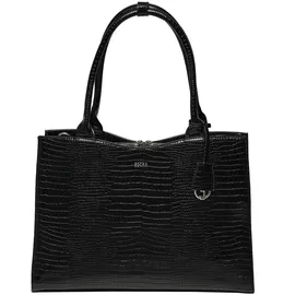 Socha Laptoptasche Socha Crocodile Jet Black Damen