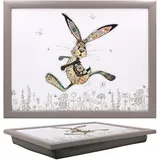Lesser & Pavey Bug Art Knietablett mit Sitzsack zum Servieren von Gerichten | Schöne Knietabletts zum Essen auf dem Schoß zum Abendessen oder zum Atmen | neu gestaltete Futtertabletts für den Schoß