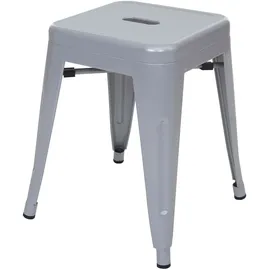 MCW Hocker MCW-A73 Metall 39 x 46 x 39 cm Grau