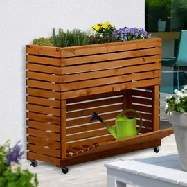 Dobar Rolla 72 x 32,5 x 78 cm Braun