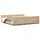 vidaXL Massivholzbett 180 x 200 cm Beige