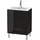 Duravit L-Cube 62x39,1cm, sw hgl, 2 Auszüge, stehend