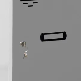 simonlocker montadas SimonRack Metallschrank Single mini 91,5 x 40 x 50 cm Grau/Anthrazit