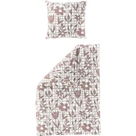 Traumschlaf Viseu Floral Rosa 135 x 200 cm + 80 x 80 cm