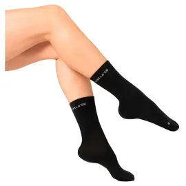 super.natural Sn All Day Lange Socken 2 Paare - Jet Black / Vapor Grey - EU 36-39