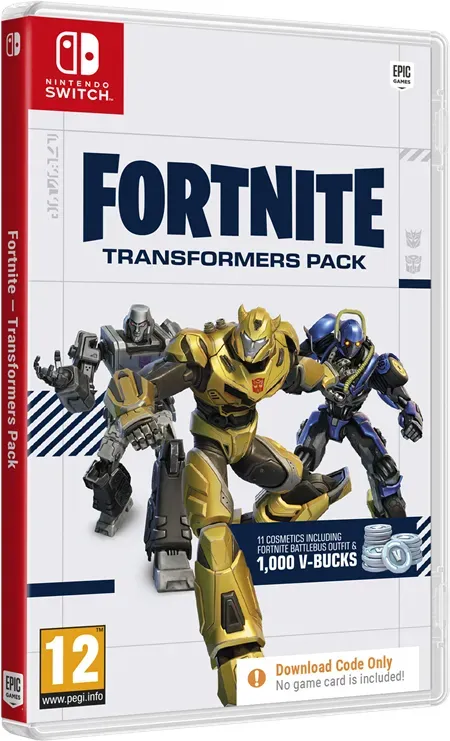 Fortnite: Transformers Pack (Code in a Box) - Nintendo Switch - Action - PEGI 12