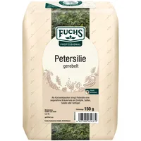 Fuchs Professional - Petersilie gerebelt | Kräuternote für Eintöpfe, Salate und Suppen | 150 g im großen Beutel