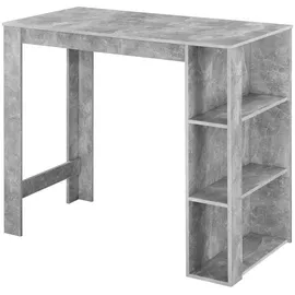[en.casa] Bartisch Danderyd 120 x 60 x 106 cm Grau