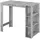 [en.casa] Bartisch Danderyd 120 x 60 x 106 cm Grau