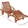 vidaXL Sonnenliege 114 x 63 x 83 cm Braun