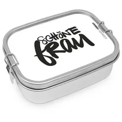 Lunchbox Schöne Frau aus Edelstahl