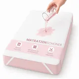 Matratzenschoner Matratzenauflage 90 x 200 - wasserdichte Matratzenschutz Baumwolle ALARA HOME, Wasserdicht, Atmungsaktiv, Knisterfreier, Baby, 160x200 160 cm x 200 cm