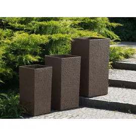 Beliani Croton 35 x 35 x 70 cm Braun