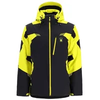 Spyder Skijacke Leader Jacket mit verstell- und abnehmbarem Schneefang schwarz M