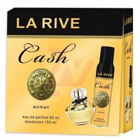LA RIVE CASH Geschenkset für Damen, Eau de Parfum 90 ml + Deospray 150 ml