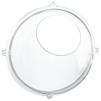 HMF 46624-22 Wandregal Acrylhalbkugel, Hängedisplay, Ø 24 cm, Transparent