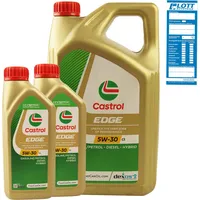 7L CASTROL EDGE Titanium FST Longlife 5W-30 VW 504 00 507 00 MB 229.31 229.51