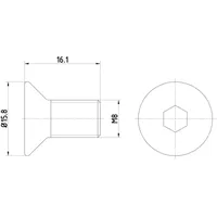 Textar Schraube, Bremsscheibe TEXTAR TPM0006