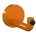 477 Wandhaken 477 90 03524 100mm Türpuffer schwarz orange