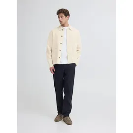 CASUAL FRIDAY Hemdjacke aus Leinen CFEvensen beige / taupe XXXL