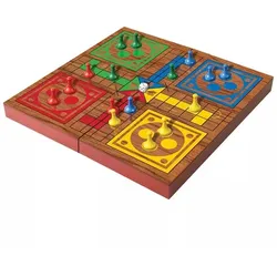 Wer zuletzt lacht? - Brettspiel aus Holz