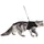 Trixie Softgeschirr mit Leine 36–54 cm schwarz