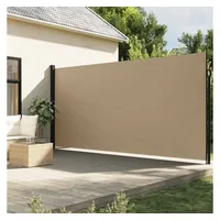 VidaXL Seitenmarkise Ausziehbar Beige 200x600 cm