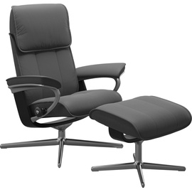 Stressless Stressless® Relaxsessel »Admiral«, mit Cross Base, Größe M & L, Holzakzent Schwarz, grau