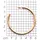 FIRETTI Creolen Ohrschmuck basic groß Gelbgoldfarben 60mm