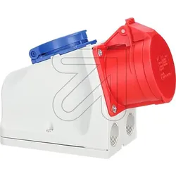 PCE Wandsteckdose Combo IP44 400V, 32A mit Schukosteckdose