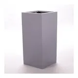 eleganteinrichten Pflanzkübel 38 x 38 x 100 cm Grau