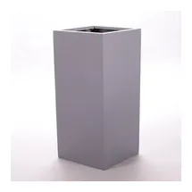 eleganteinrichten Pflanzkübel 38 x 38 x 100 cm Grau